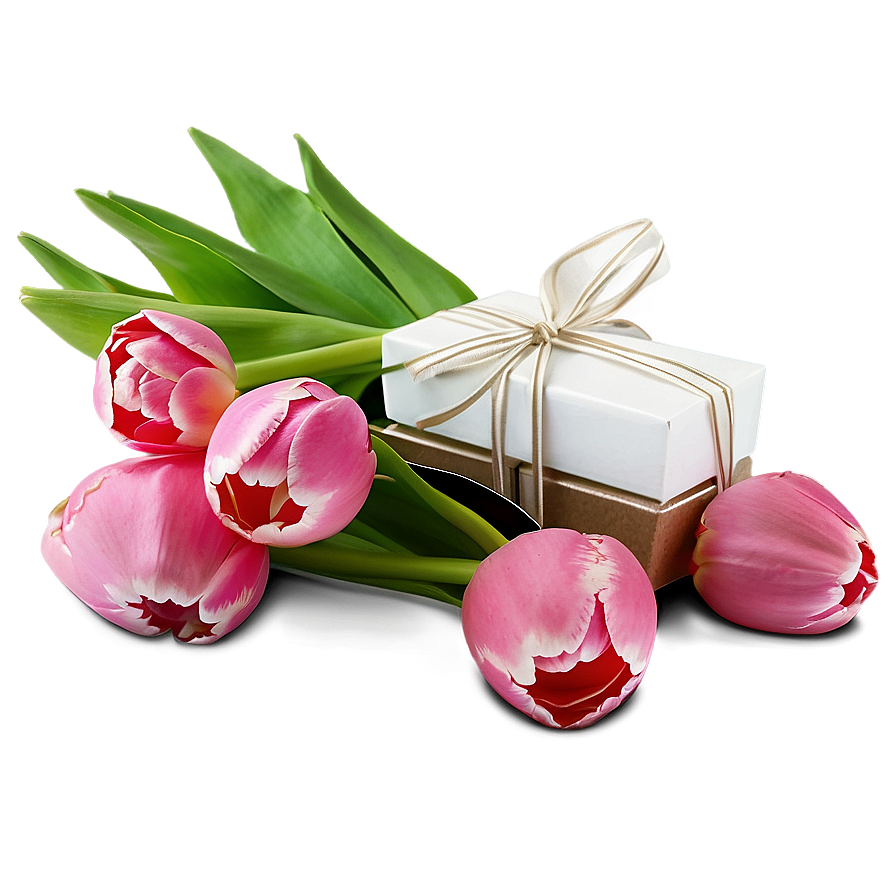 Tulips Bouquet Gift Png 23