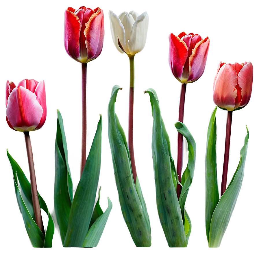 Tulips In The Fog Png 17