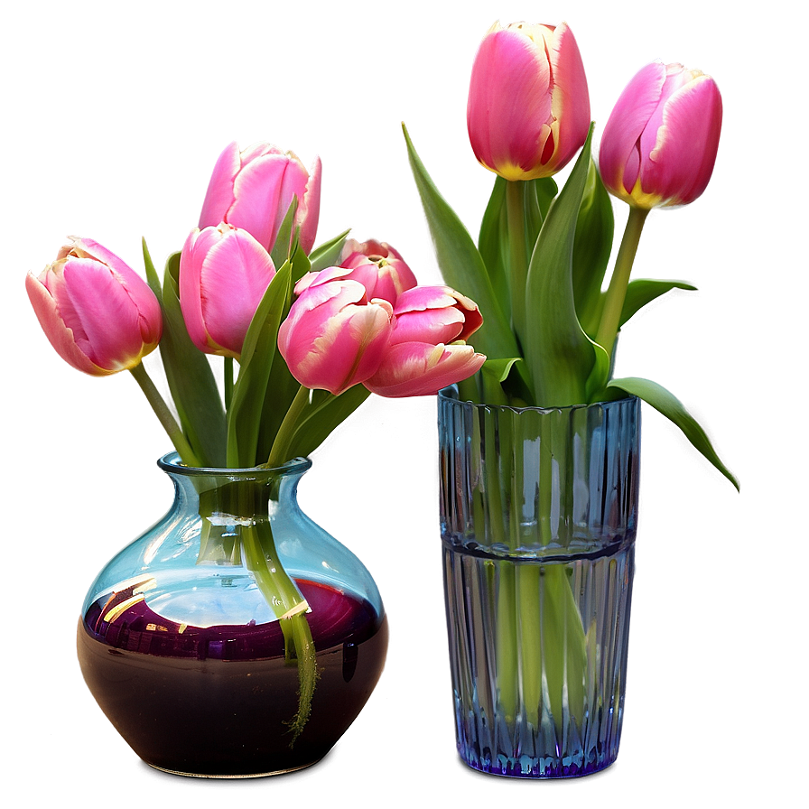 Tulips In Vase Png Cll14