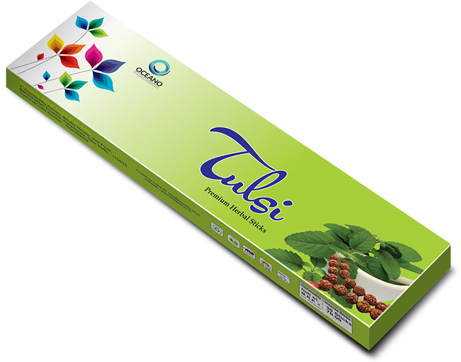 Tulsi Herbal Incense Sticks Packaging