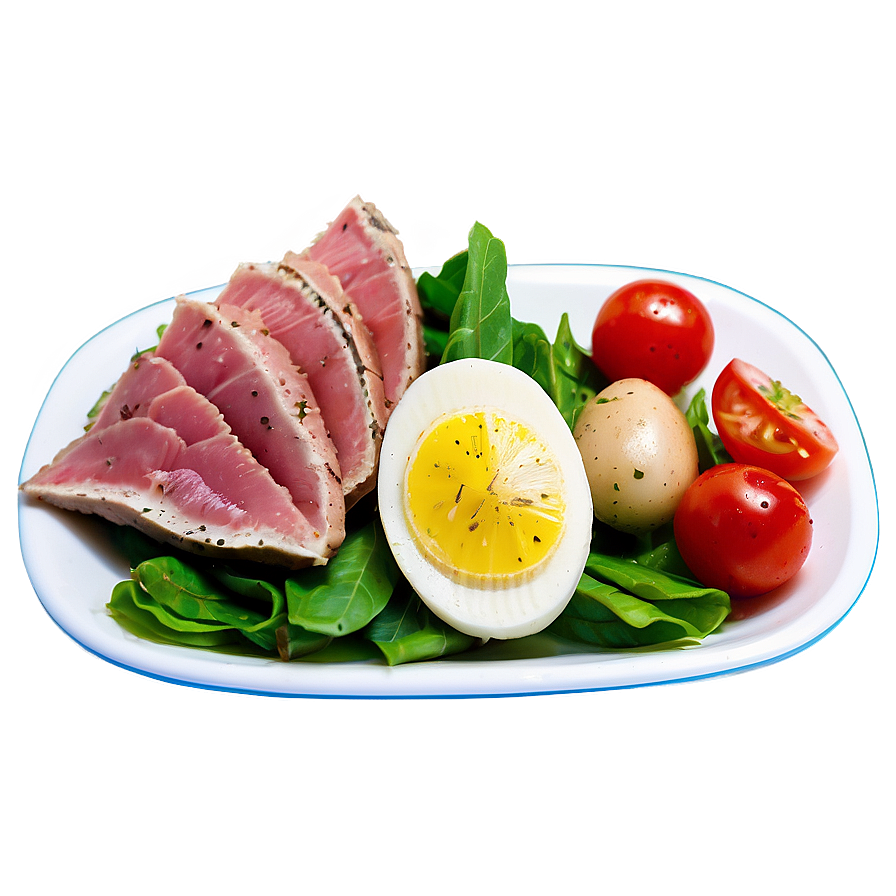 Tuna Nicoise Salad Png Eff