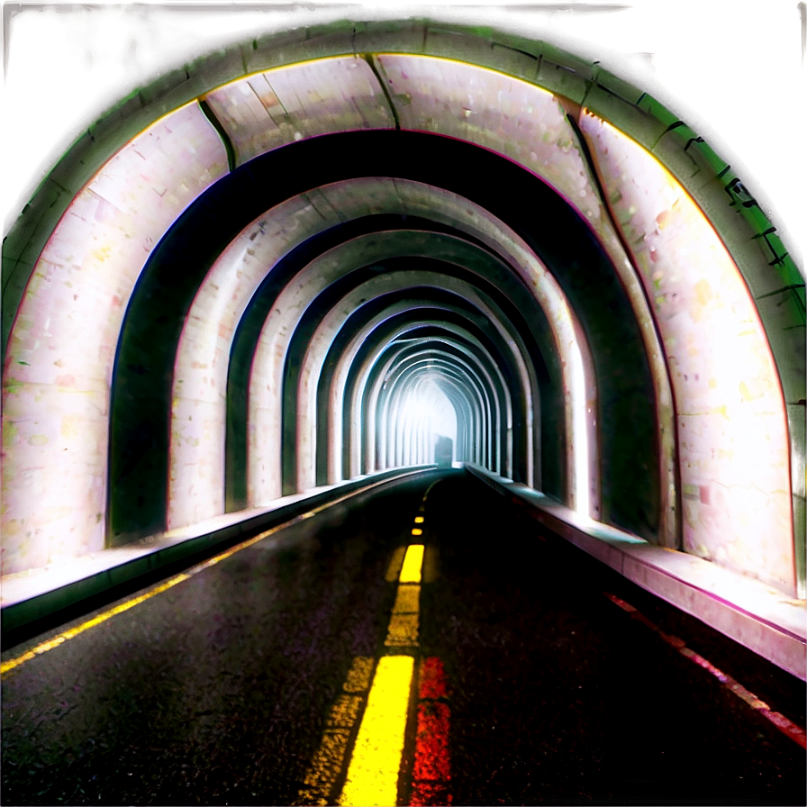 Tunnel With Reflective Water Png Ici