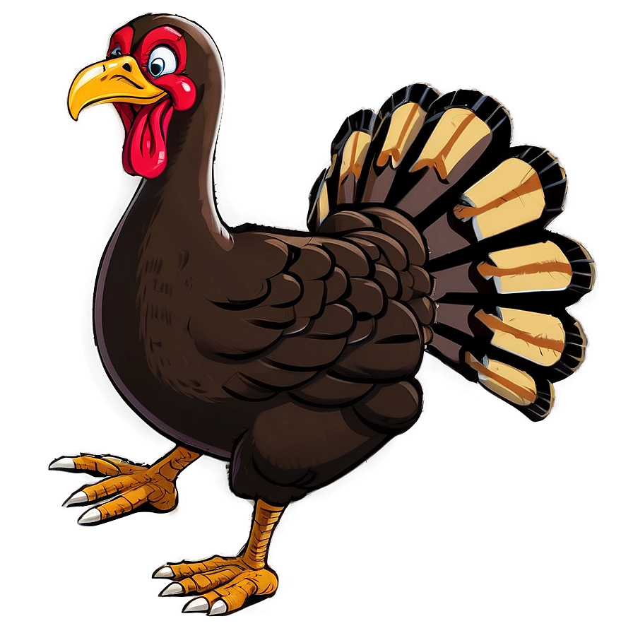 Turkey Cartoon Running Png Hja