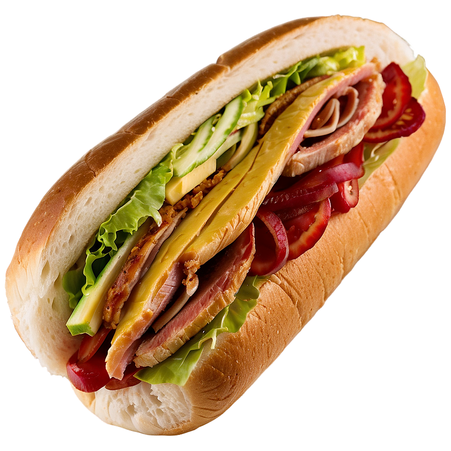 Turkey Sub Sandwich Png 33