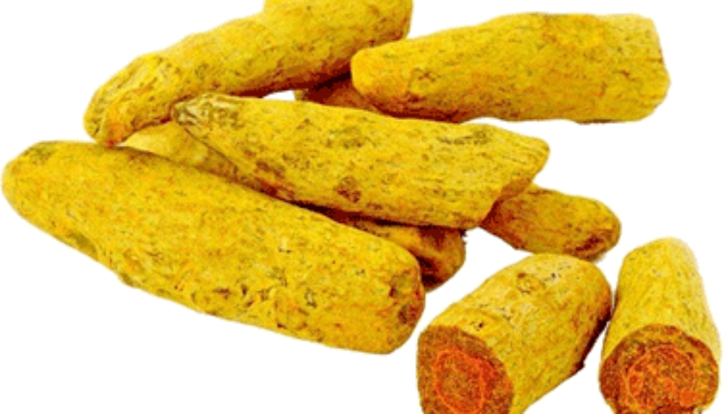 Turmeric Roots Wholeand Halved