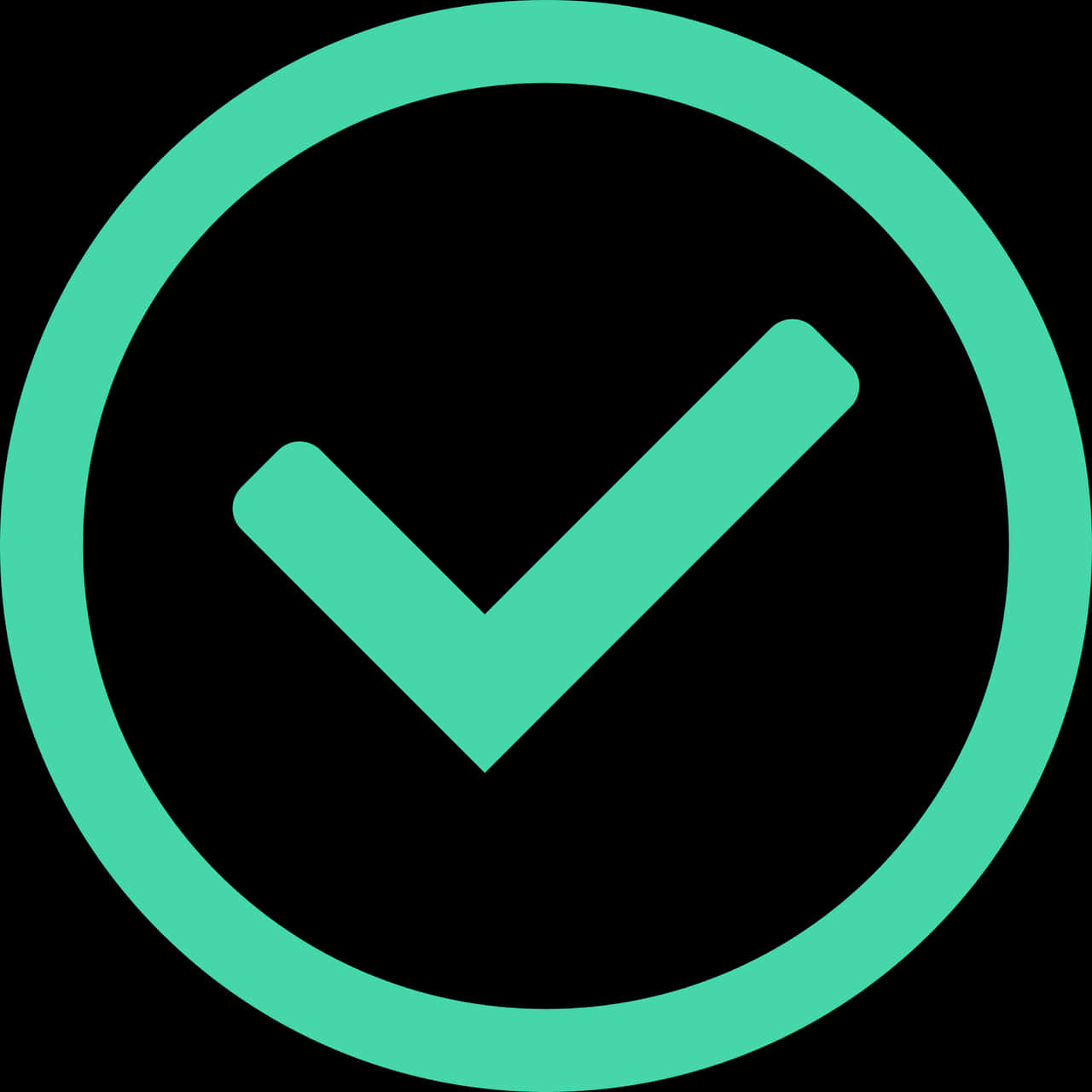 Turquoise Checkmark Icon