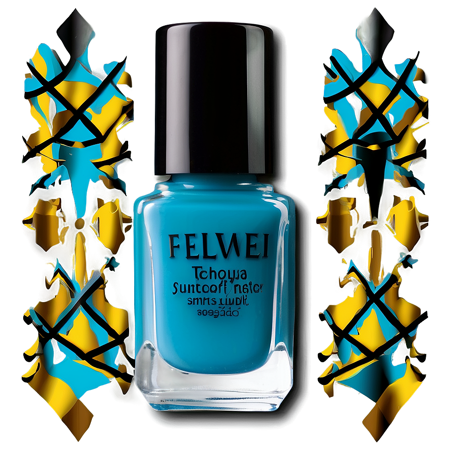 Turquoise Nail Polish Png 05252024