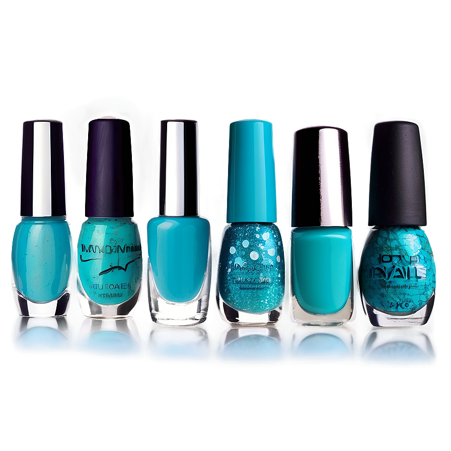 Turquoise Nail Polish Png 79