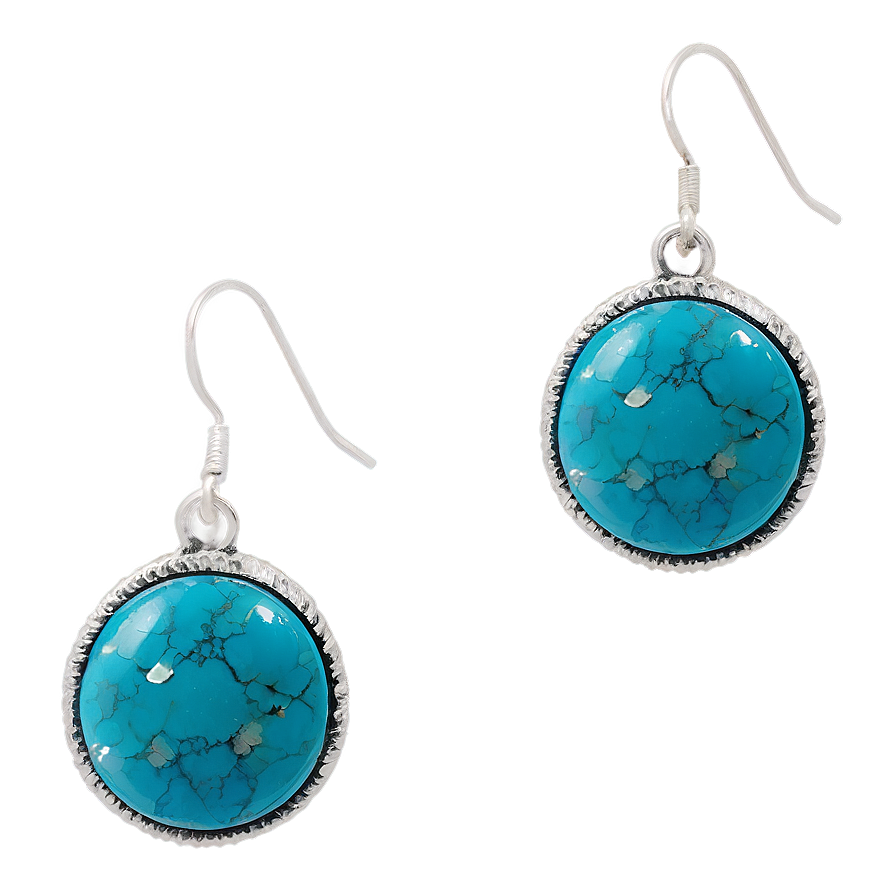 Turquoise Stone Earring Png 05252024