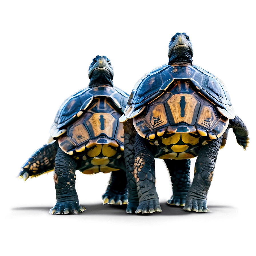 Turtle Family Walking Together Png Eql2