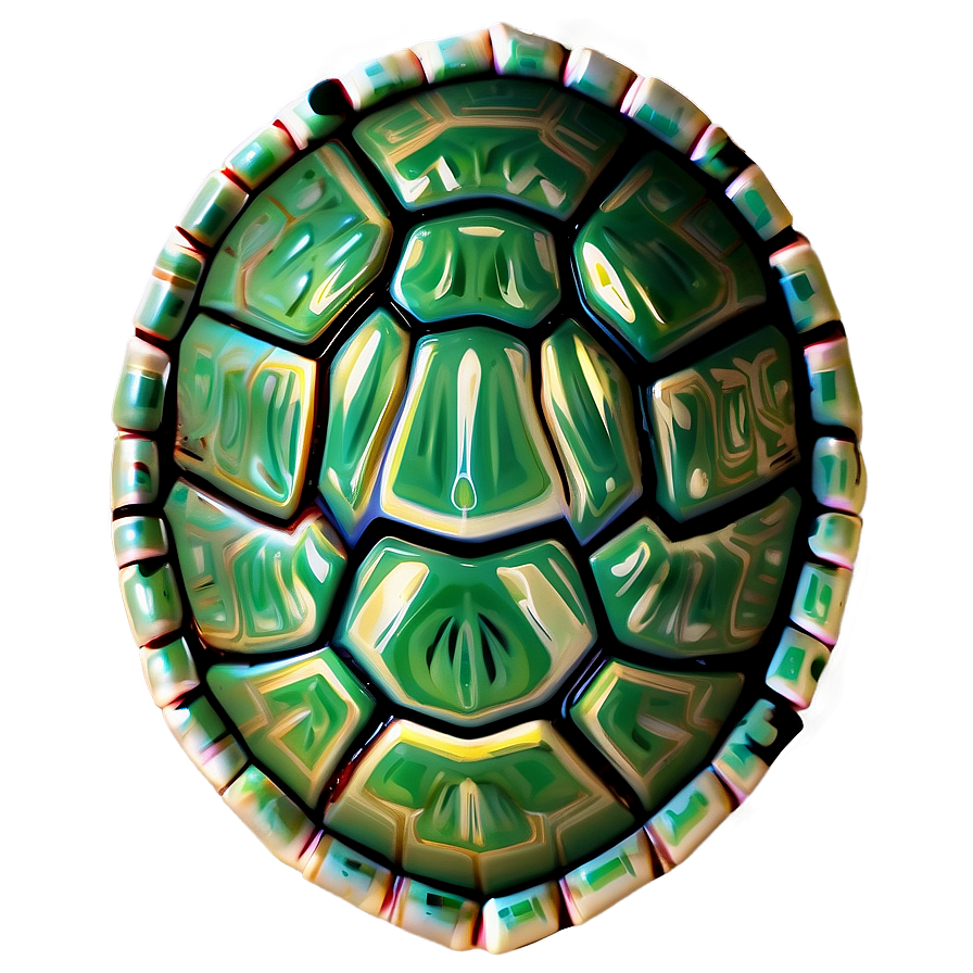 Turtle Shell Abstract Art Png 3