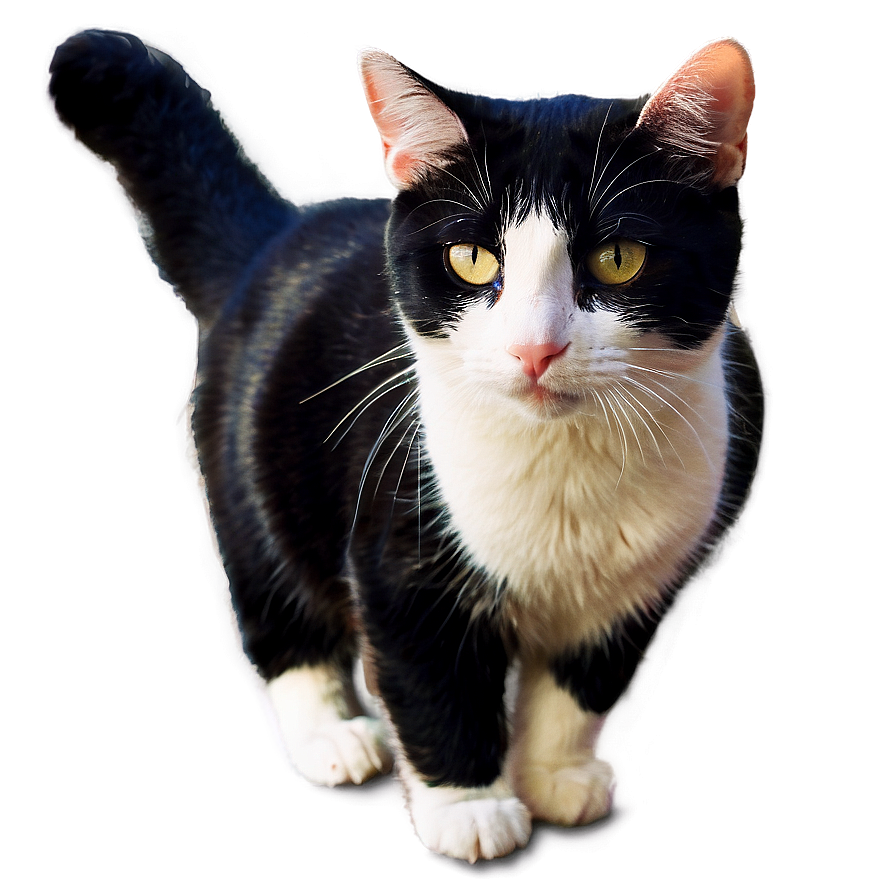 Tuxedo Cat In Sunlight Png Cts