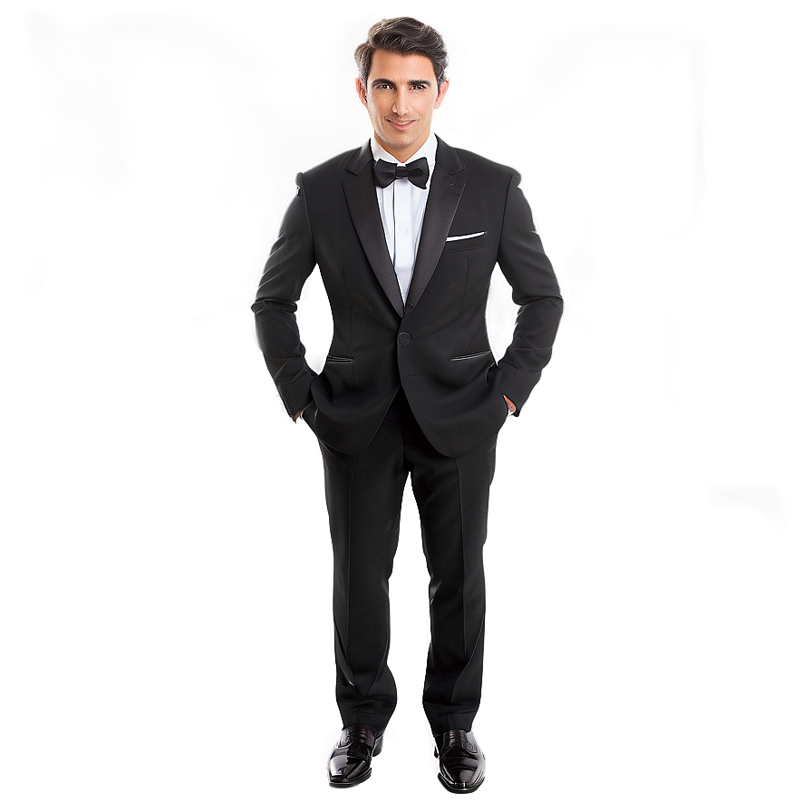 Tuxedo With Satin Lapels Png Cqt