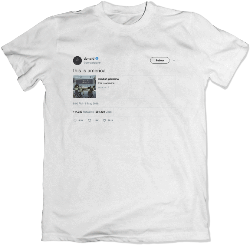 Tweet Printed T Shirt
