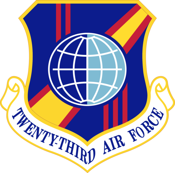 Twenty Third Air Force Emblem