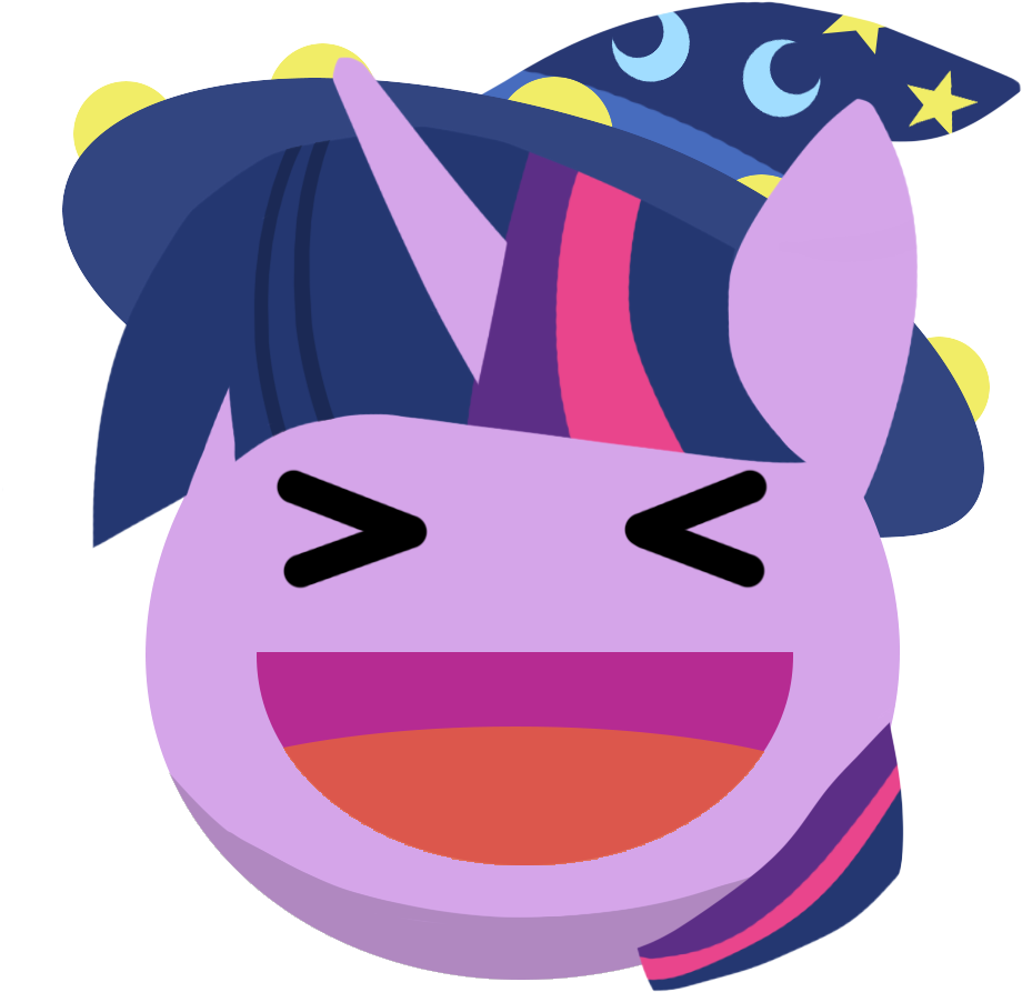 Twilight Sparkle Laughing Facebook Reaction