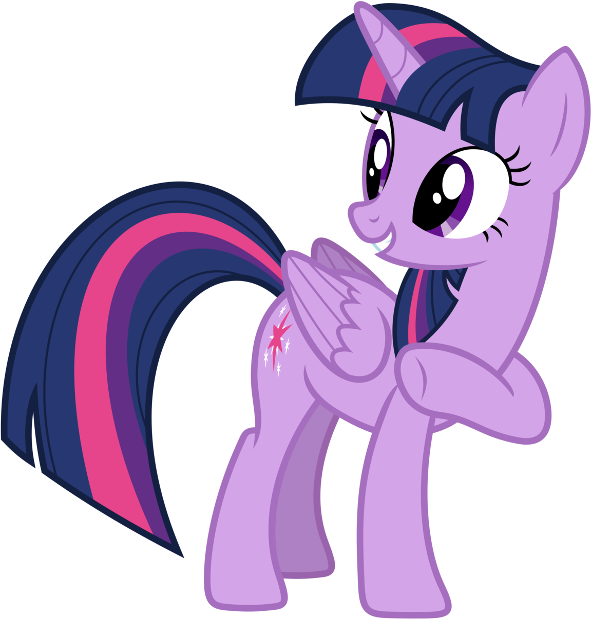 Twilight Sparkle Pony Smiling