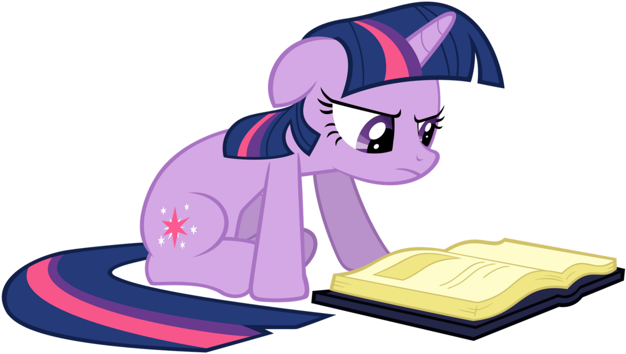 Twilight Sparkle Readinga Book