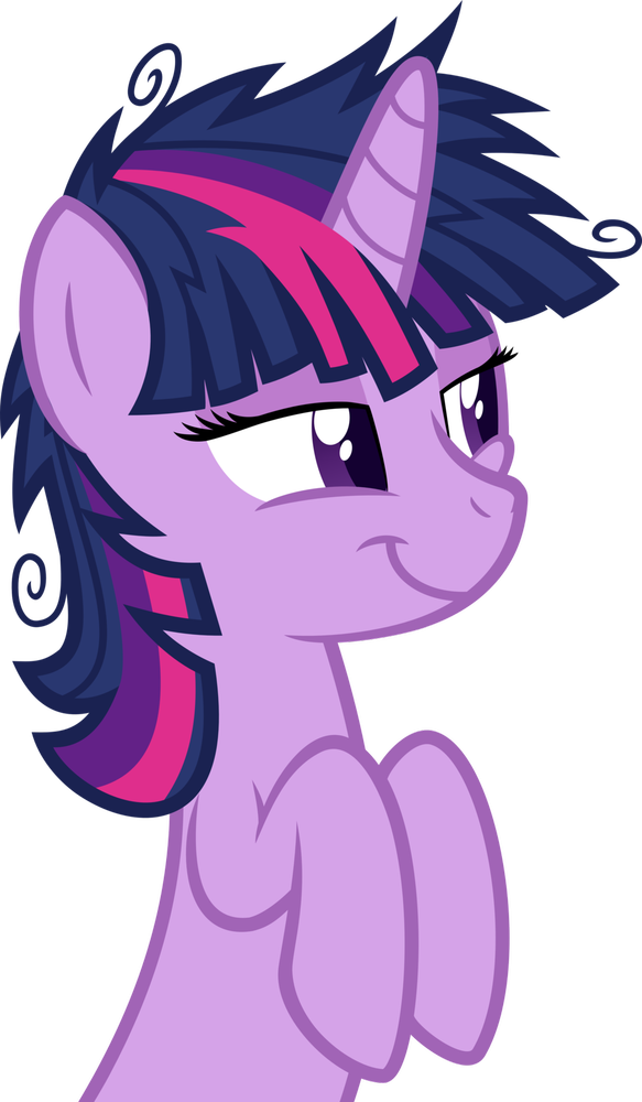 Twilight Sparkle Smiling Vector