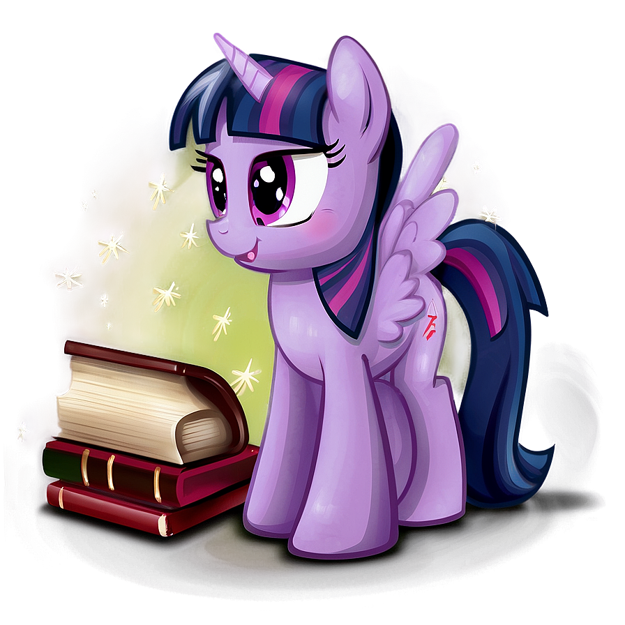 Twilight Sparkle Study Png Cri