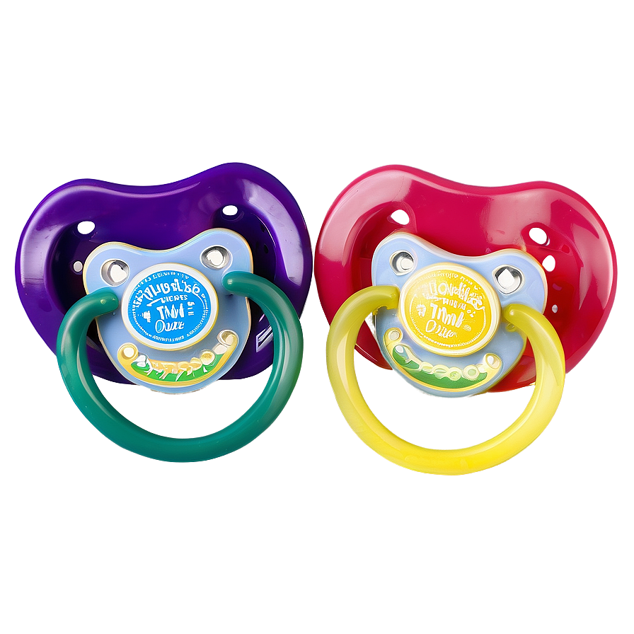 Twin Pacifiers Set Png 98