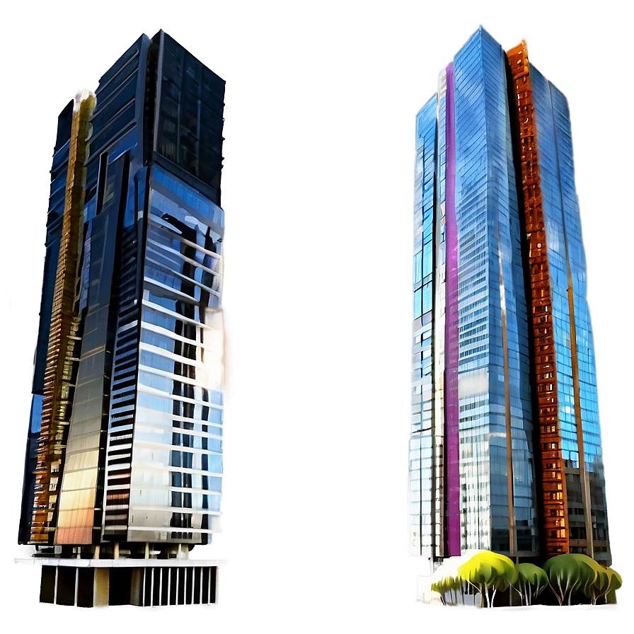 Twin Skyscrapers Png 56