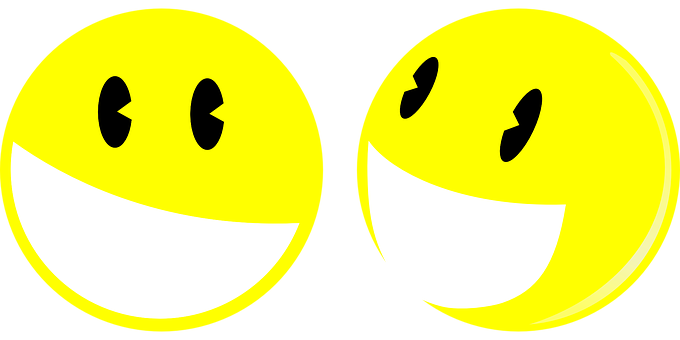 Twin Smiley Faces