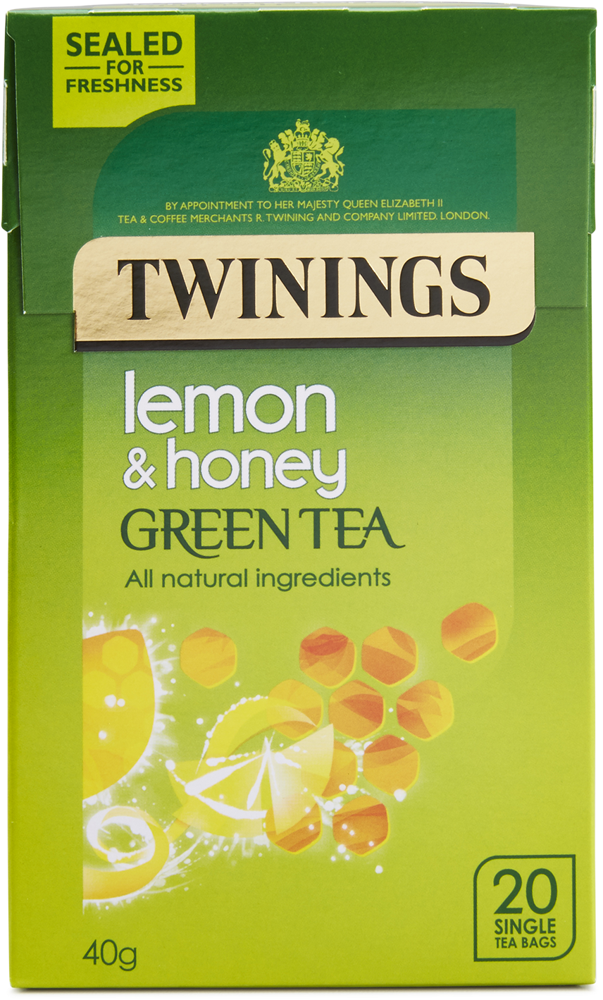 Twinings Lemon Honey Green Tea Box