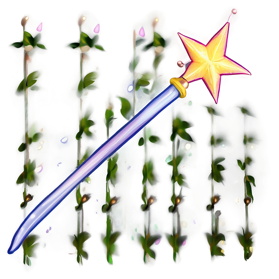 Twinkling Fairy Wand Png 06292024