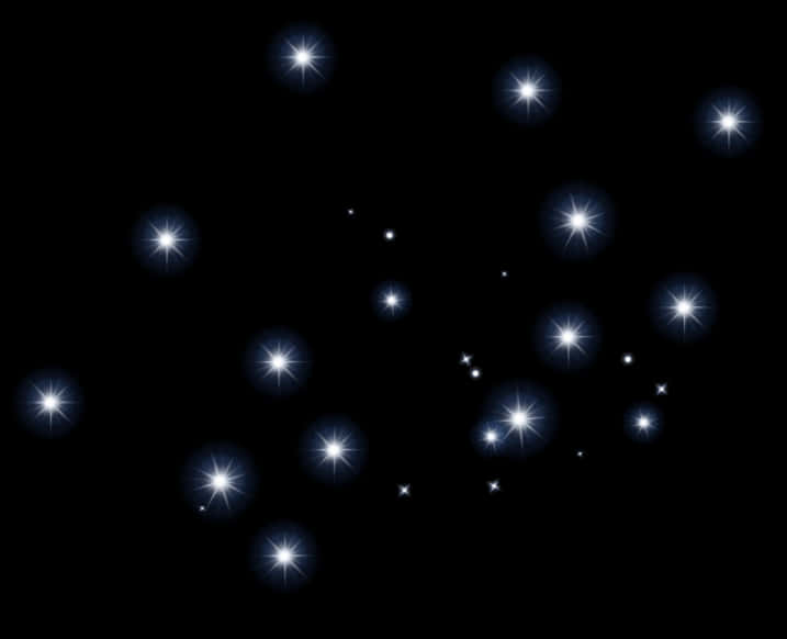 Twinkling Stars Night Sky