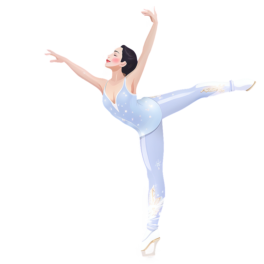 Twirling Figure Skater Png Kxe