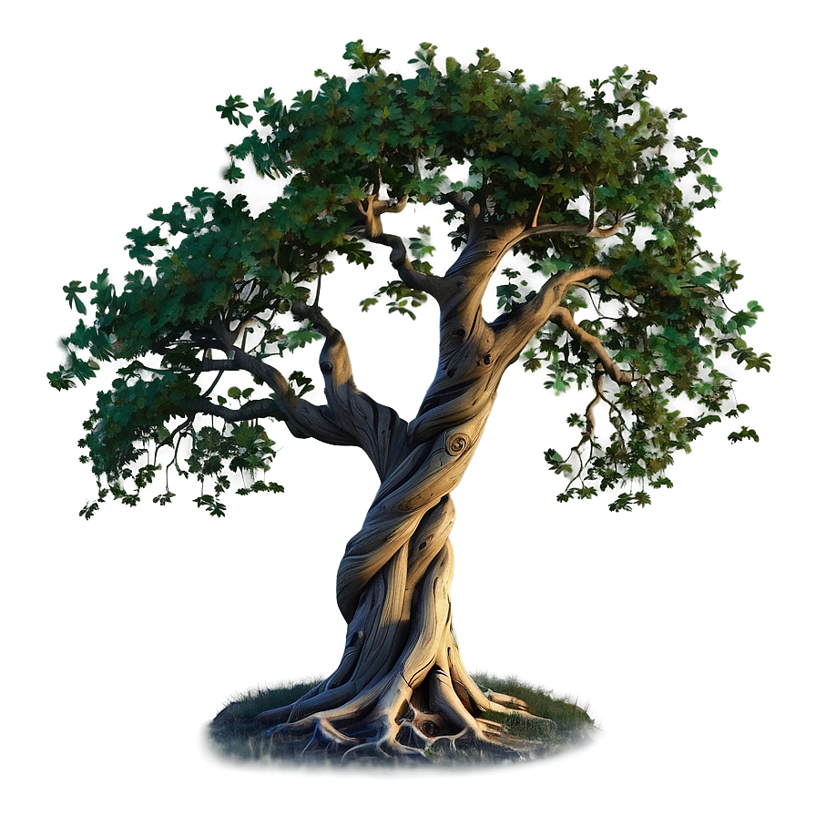 Twisted Oak Tree Png Cao15