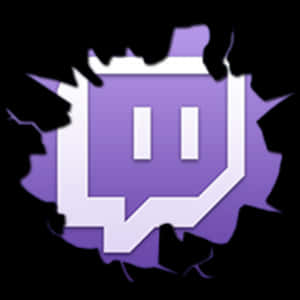 Twitch Logo Glitch Effect