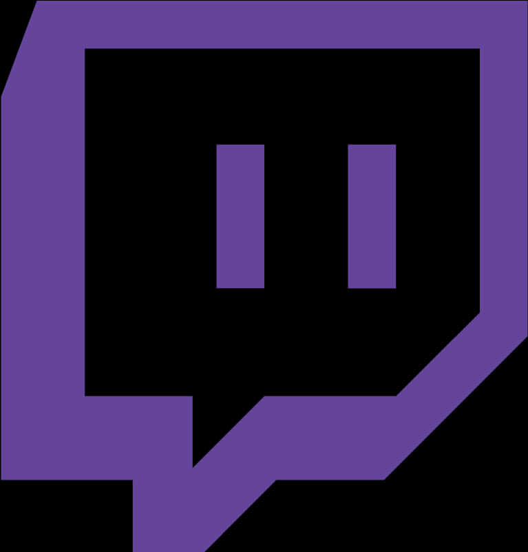 Twitch Logo Purple Glitch