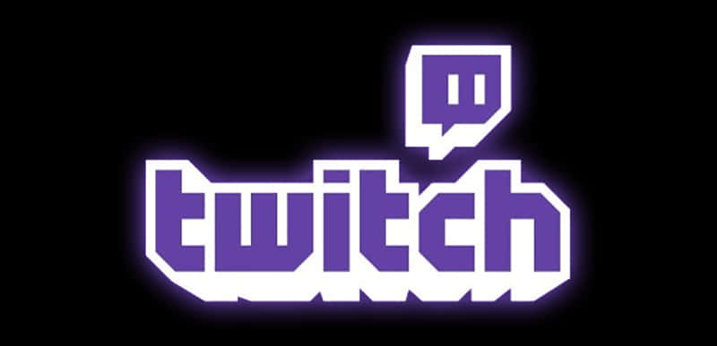 Twitch Logo Purple Glitch Effect