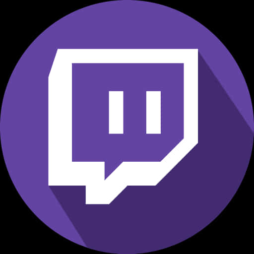 Twitch Logo Purple Glitch Icon