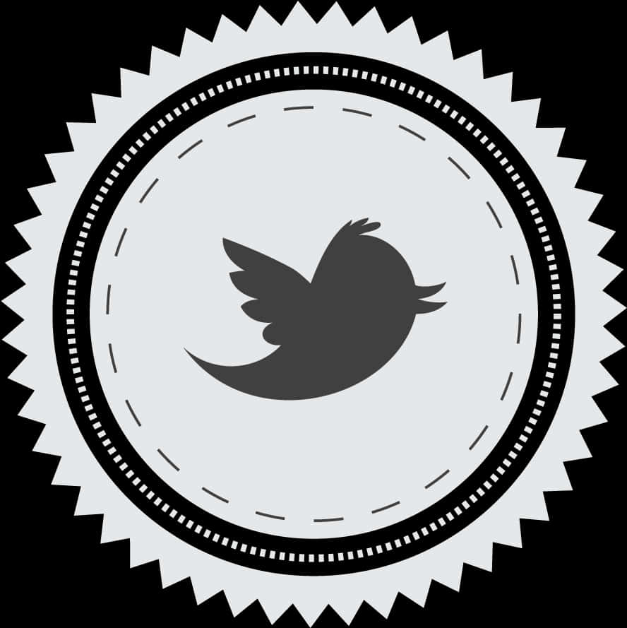 Twitter Bird Icon Seal