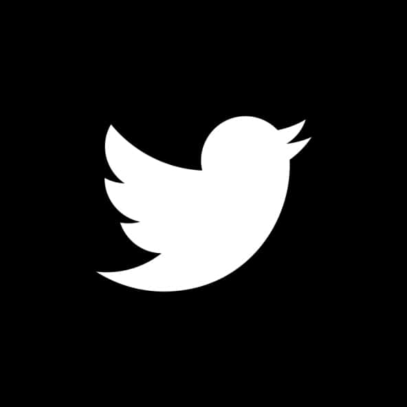 Twitter Logo Black Background