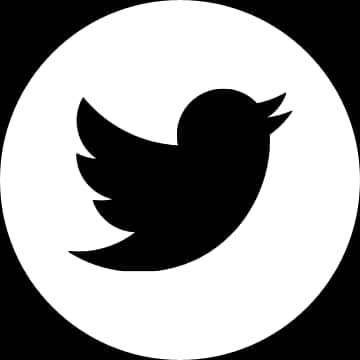 Twitter Logo Blackand White