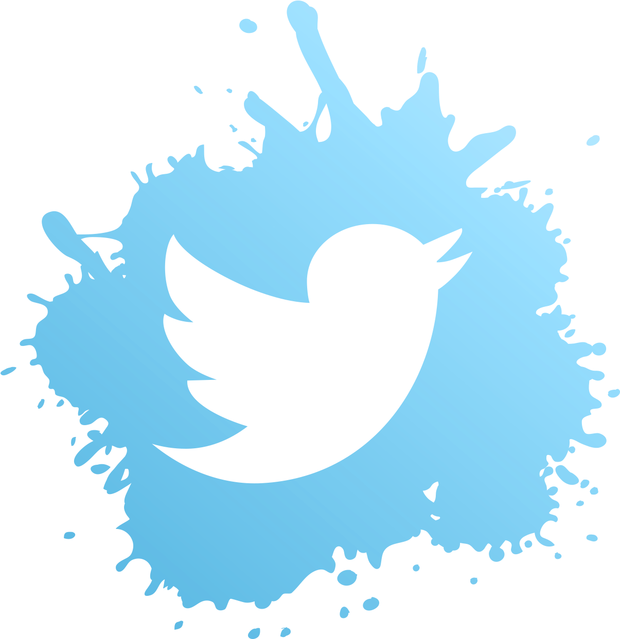 Twitter Logo Splash