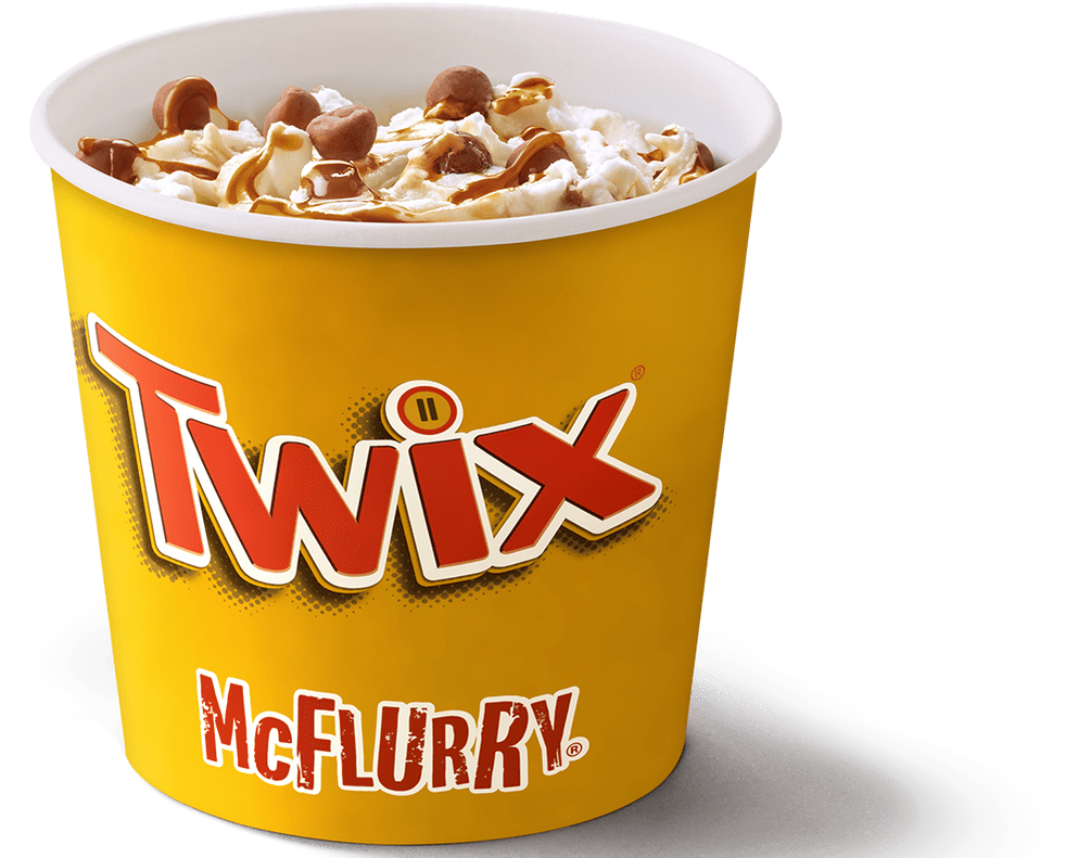 Twix Mc Flurry Mc Donalds