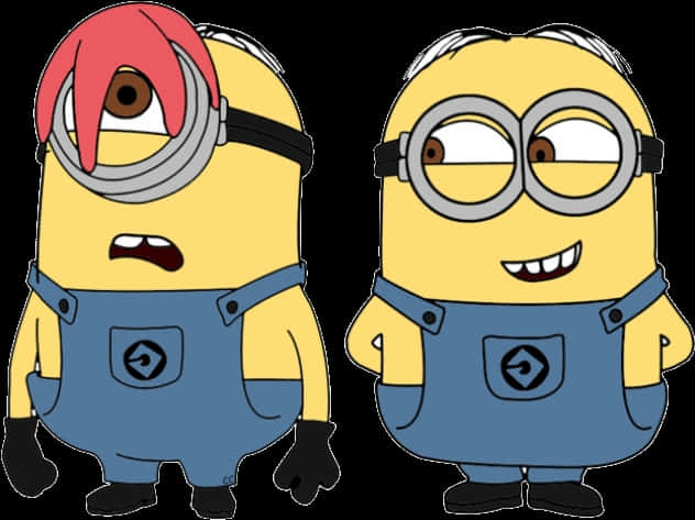 Two Minions Clipart