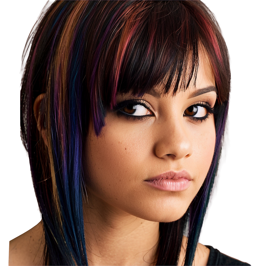 Two-toned Emo Hair Style Png 05252024