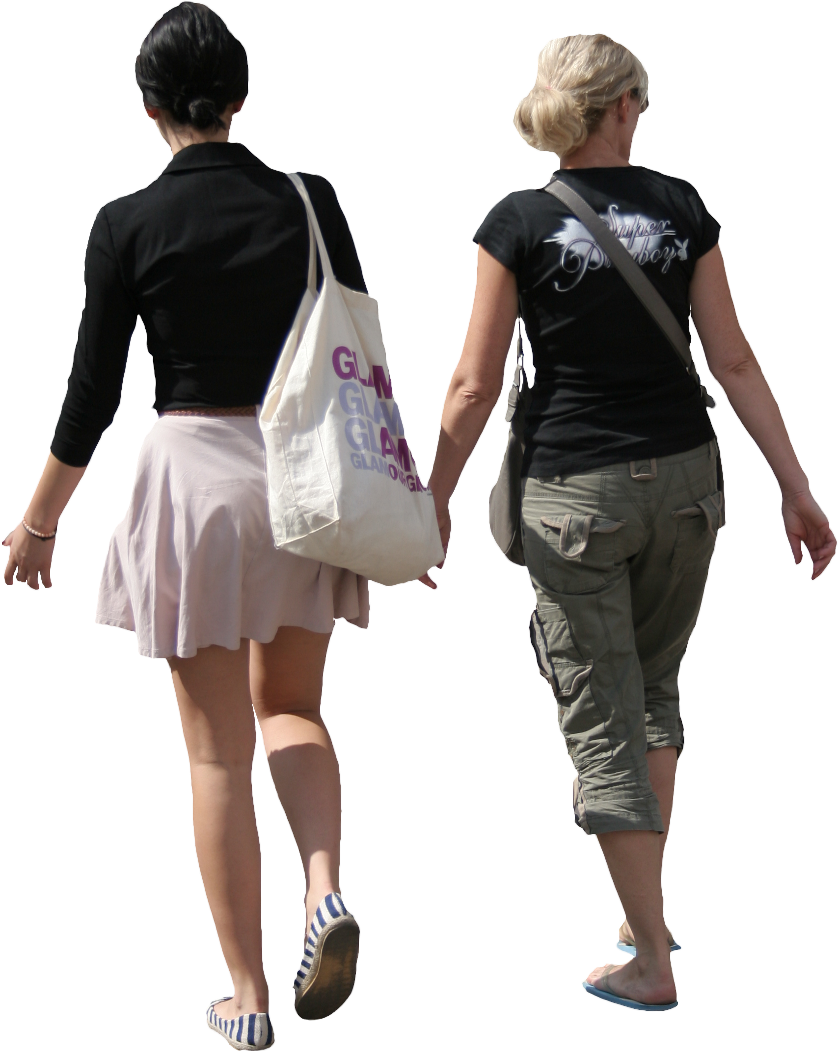 Two Women Walking Together