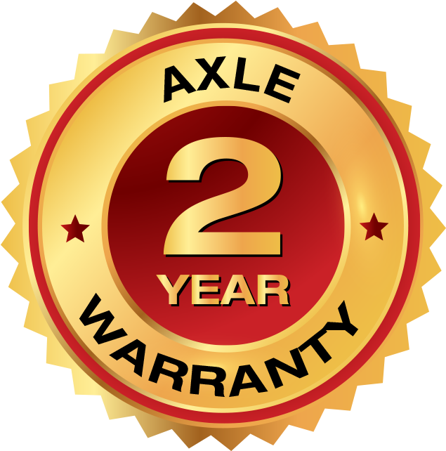 Two Year Axle Warranty Seal