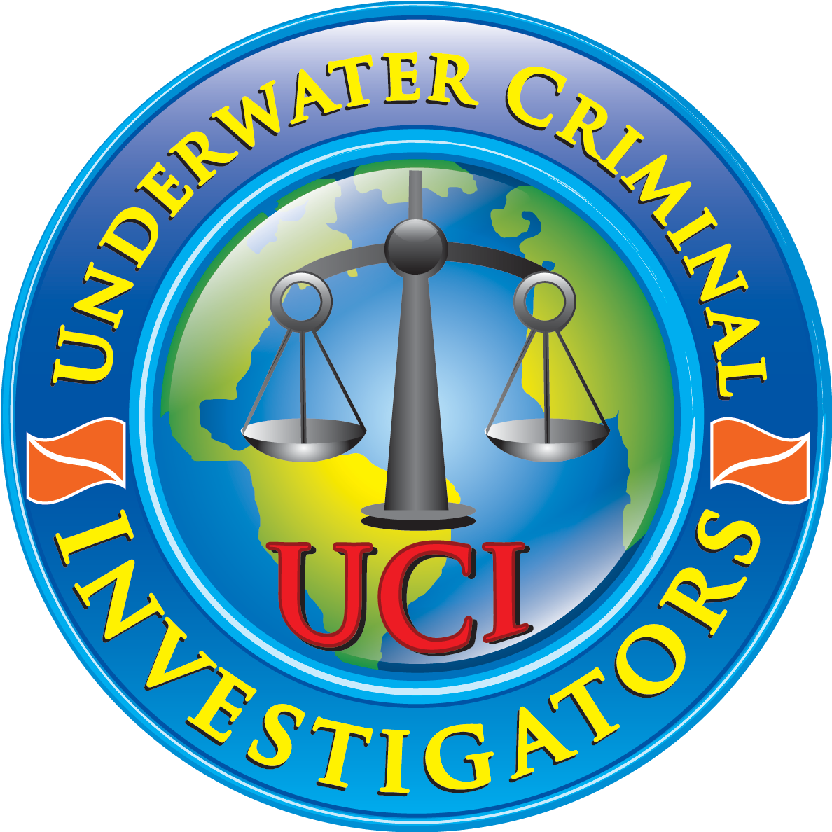 U C I Underwater Criminal Investigators Logo