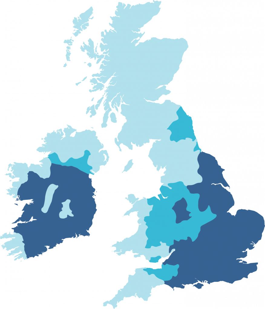 U K Weather Map Gradient