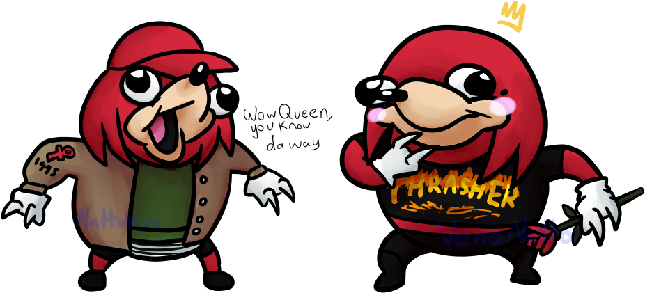 Ugandan_ Knuckles_ Queen_and_ Warrior