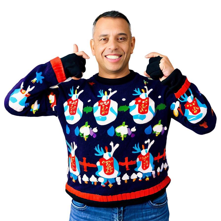 Ugly Christmas Sweater Contest Winner Png 44