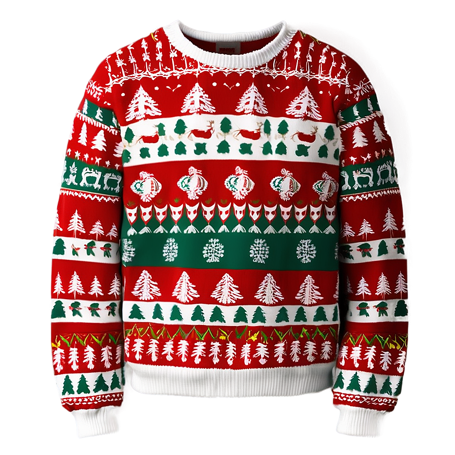 Ugly Christmas Sweater Day Celebration Png Ane